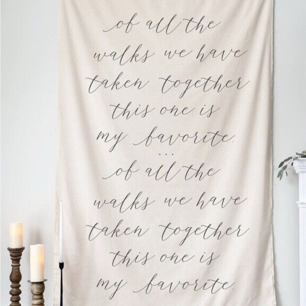 Style Me Pretty wedding backdrop Wall TapestryTOILE DE FOND banner decor